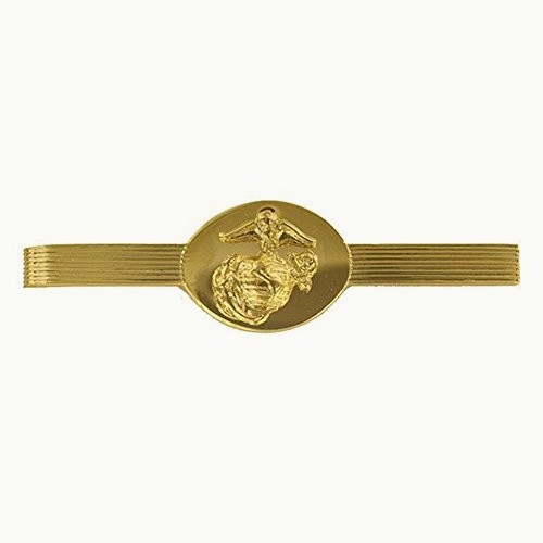 US Marine Corp Tie Bar Clip Anodized Gold Enlisted by Vanguard