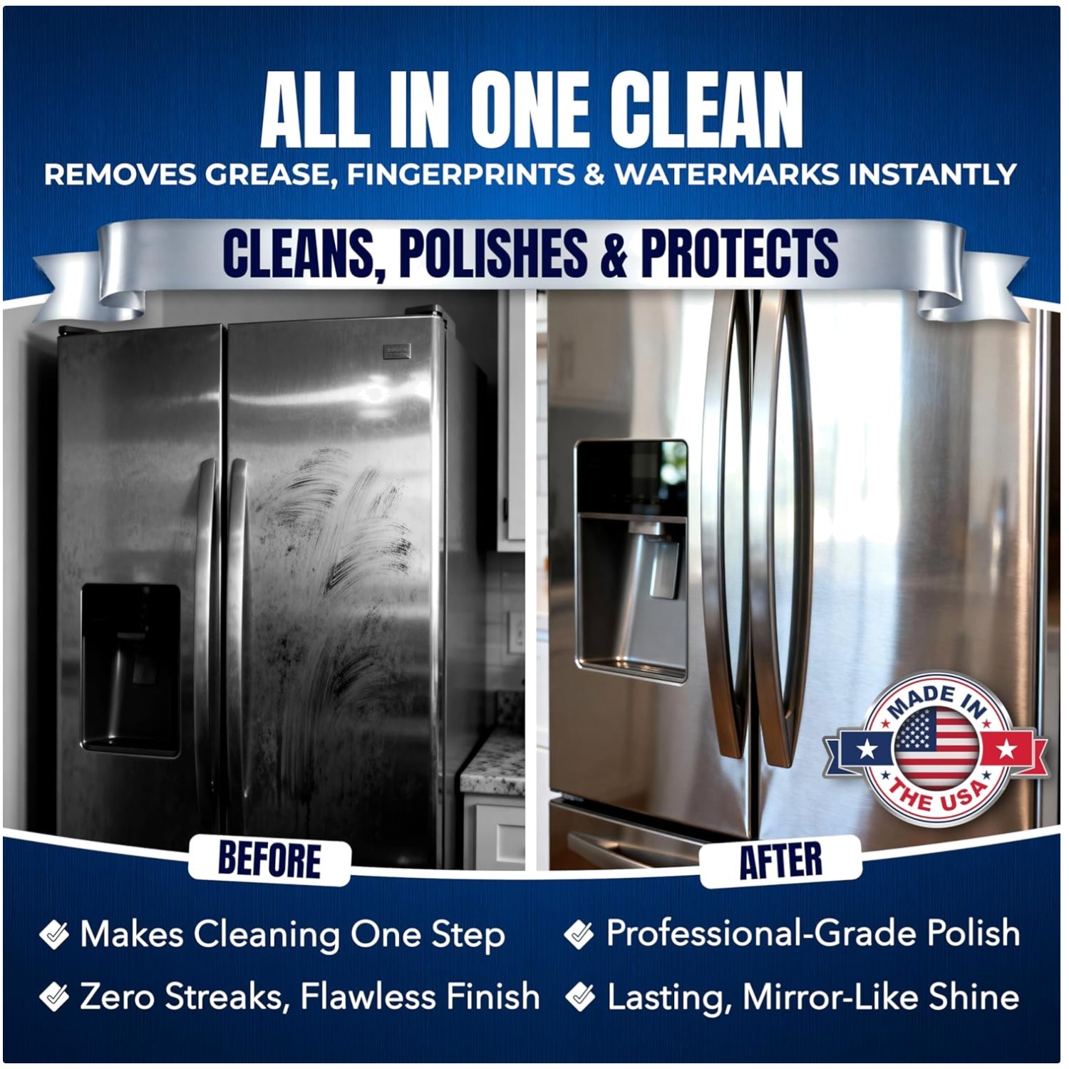 Multi-Surface Cleaner for Stainless Steel, Porcelain & More