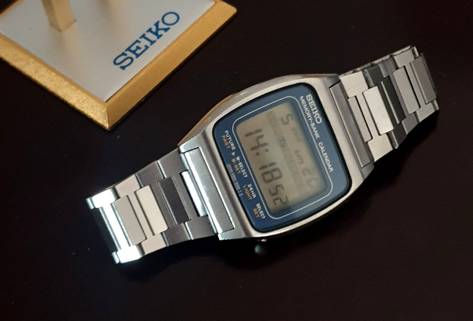 VINTAGE 1970 Quarzo Seiko LCD Modulo Moonraker M354-5020 Solo cassae modulo.