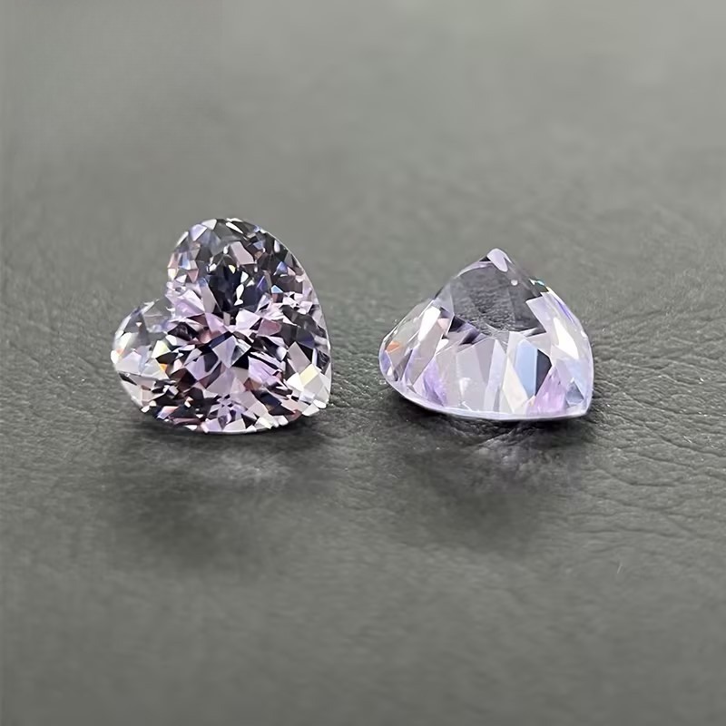 Certificate 0.5-5ct Multiple Shapes Purple Lab Grown Bulk Gemstone For Setting