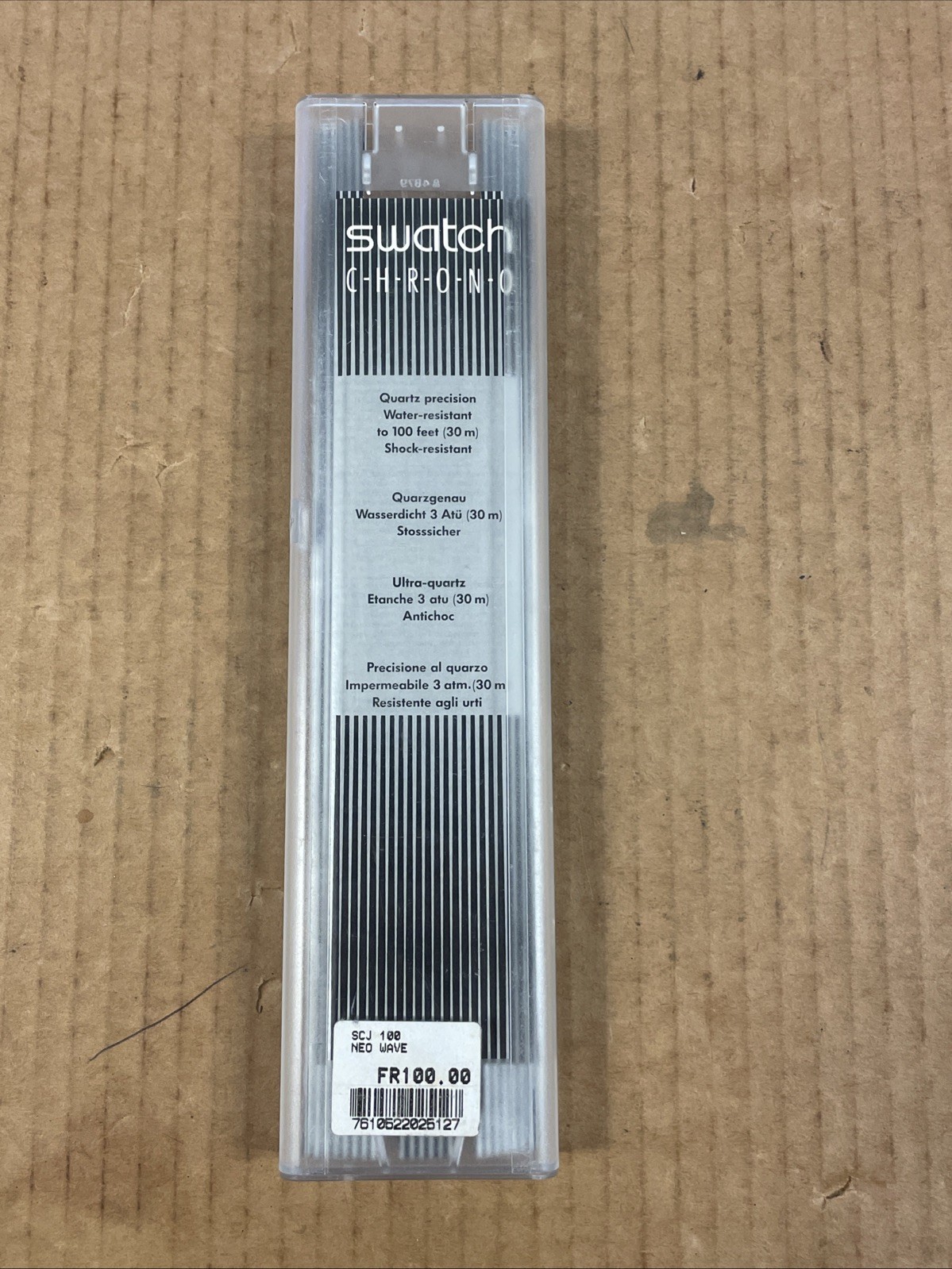 (C3426) New Never Worn Swatch Chrono Neo Wave – SCJ100