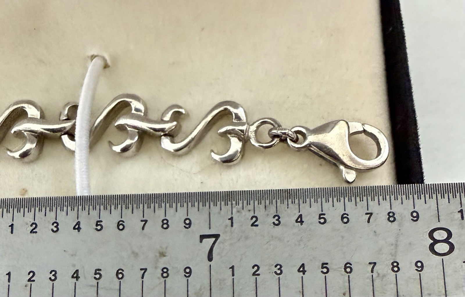 Jane Seymour Sterling Silver Bracelet 7.75″ Open Hearts JWBR Kay Jewelers