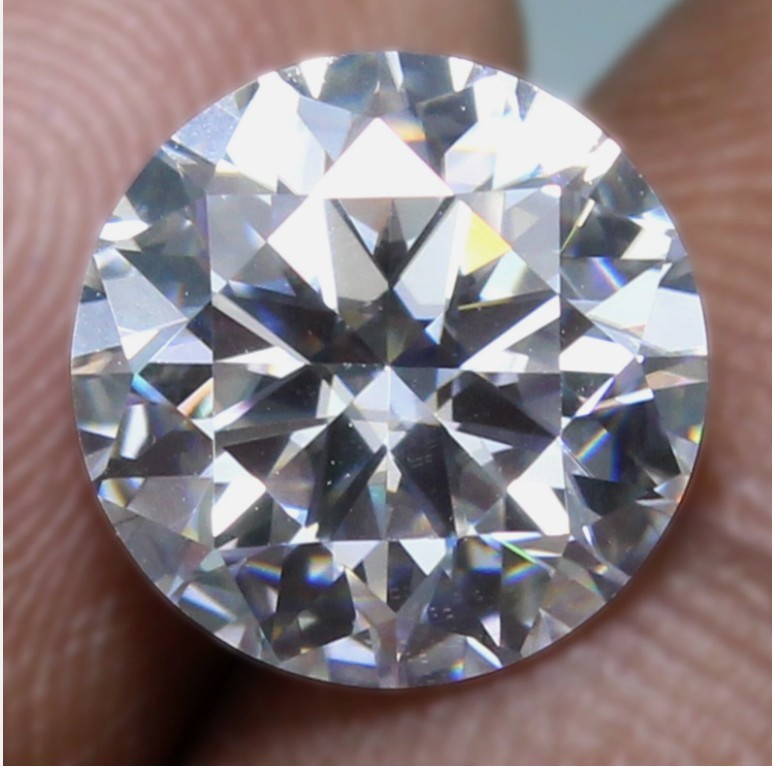 3 Pcs Lot Certified Loose CVD Diamond 2.50 mm IF Clarity Round D Color