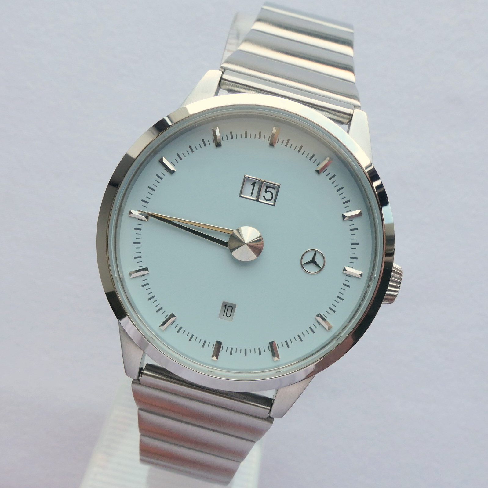 Mercedes Benz Classic Car Accessory Art Deco Retro Design Single One Hand Watch