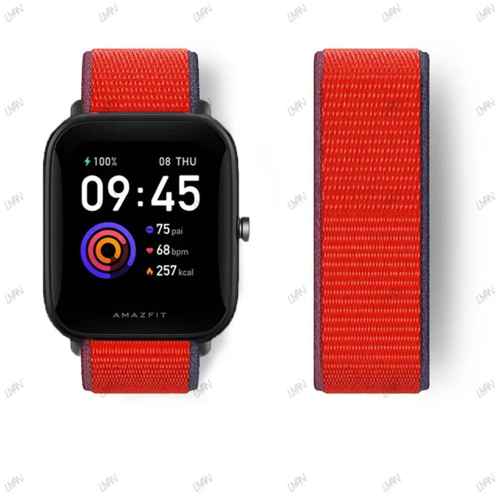 20mm/22mm watch band For Amazfit GTR/GTS 4-3-2-2e/GTR 42mm-47mm/bip-U-S-lite Nyl