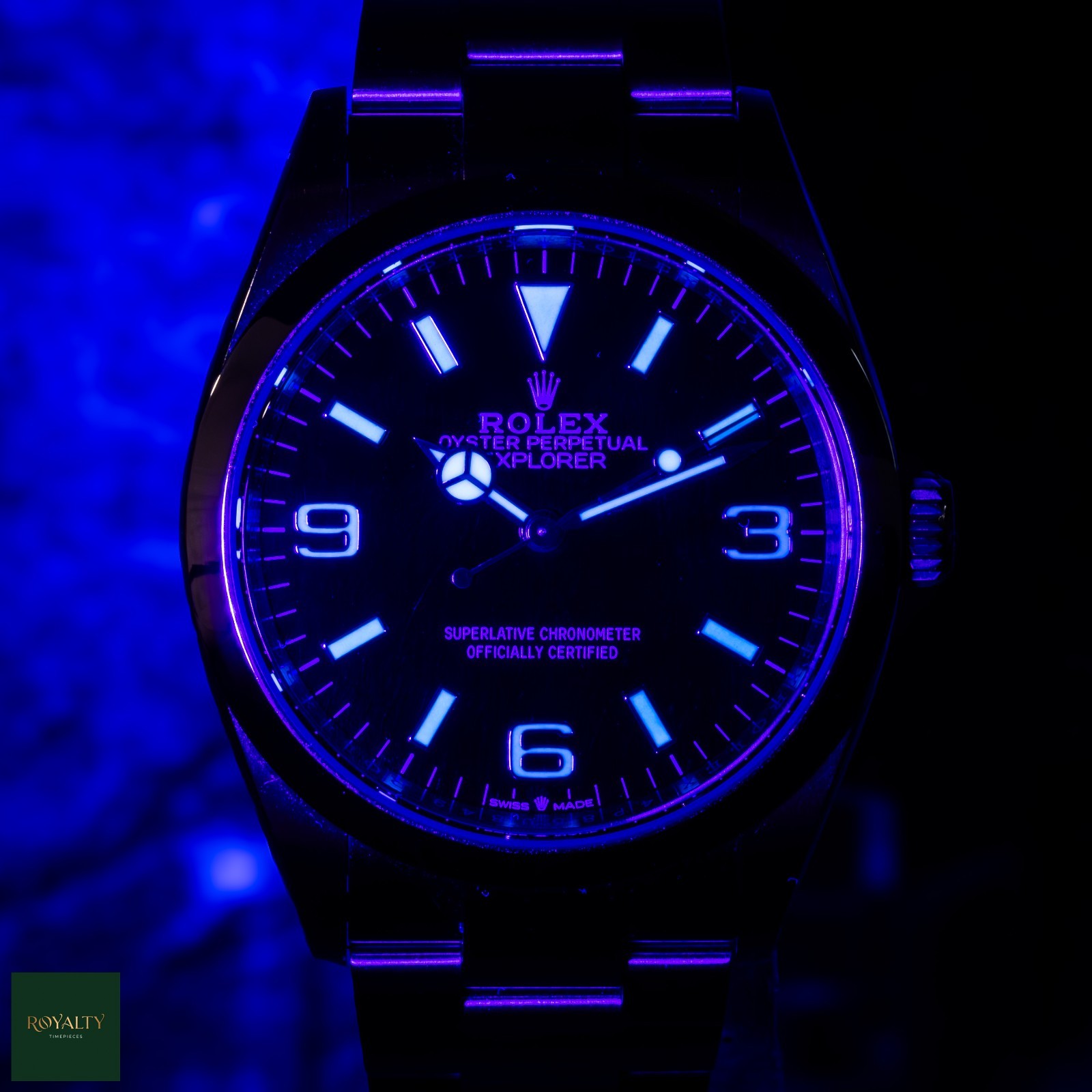 Rolex Explorer 36 124270 Explorer I 2023 Box & Papers Oystersteel Black Dial