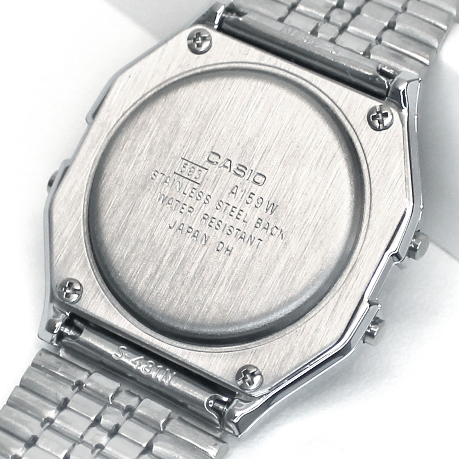 Genuine Casio A159WA-N1JH Silver Digital Watch: JDM Made in Japan, New, UK Stock