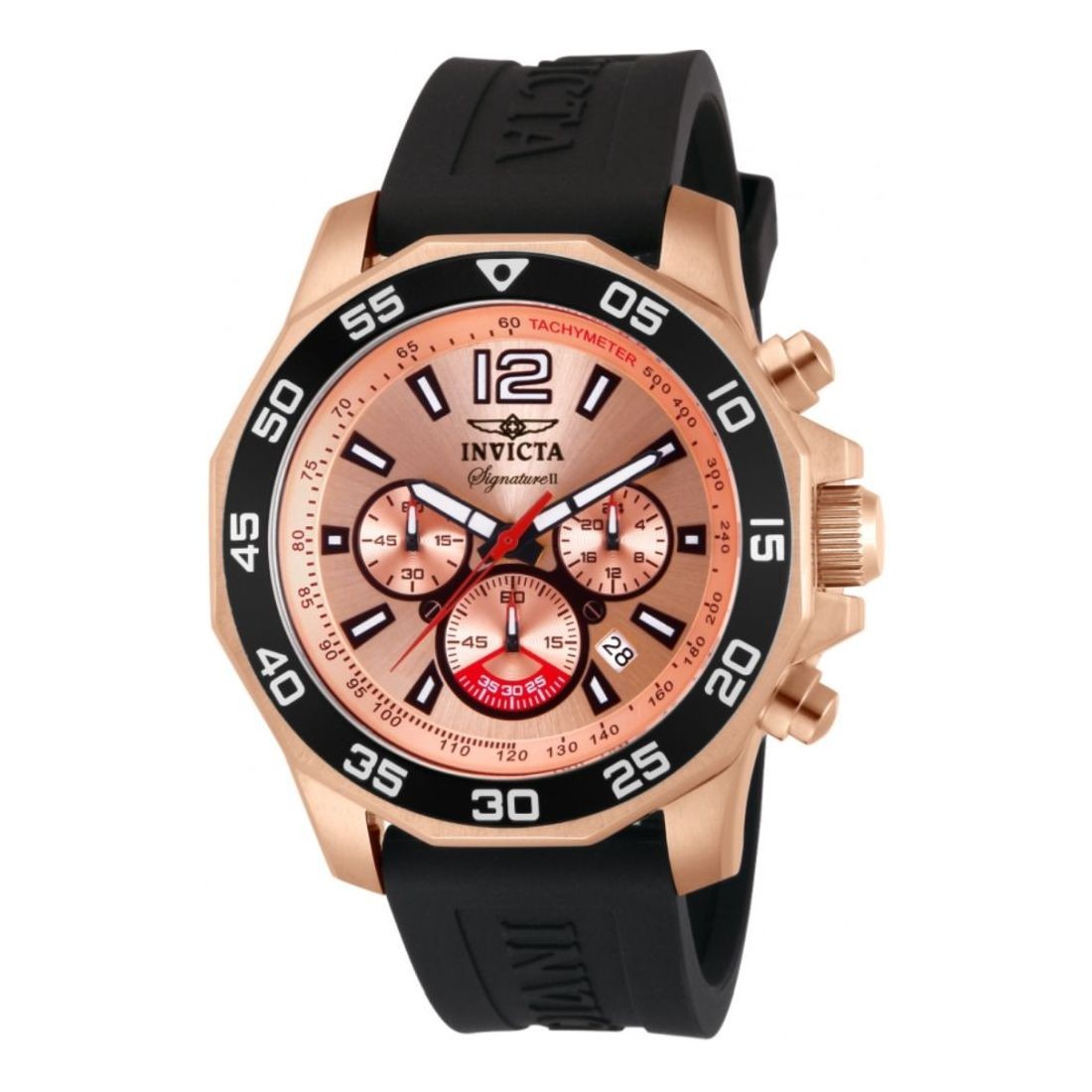 Invicta Signature II Nautical Men’s Blush Dial Quartz Chronograph Watch 7432
