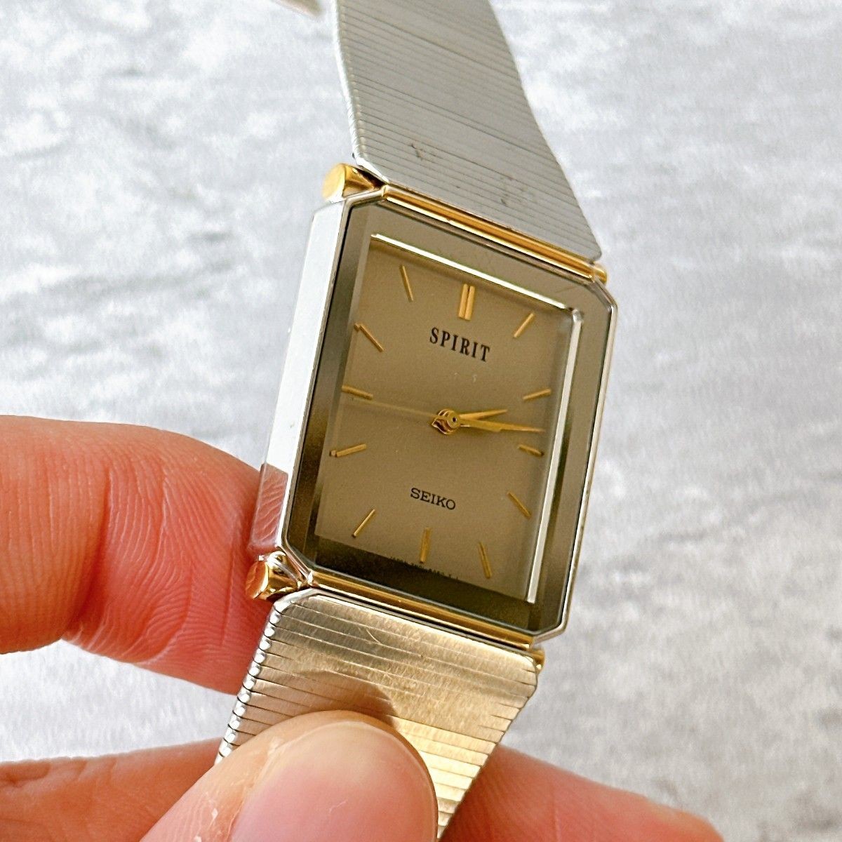 SEIKO Spirit Men’s Watch Square Tank Vintage