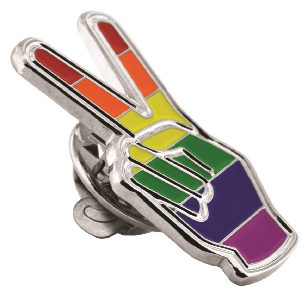 PinMart’s Gay Pride Rainbow Flag Love Wins LGBT Enamel Lapel Pin Set