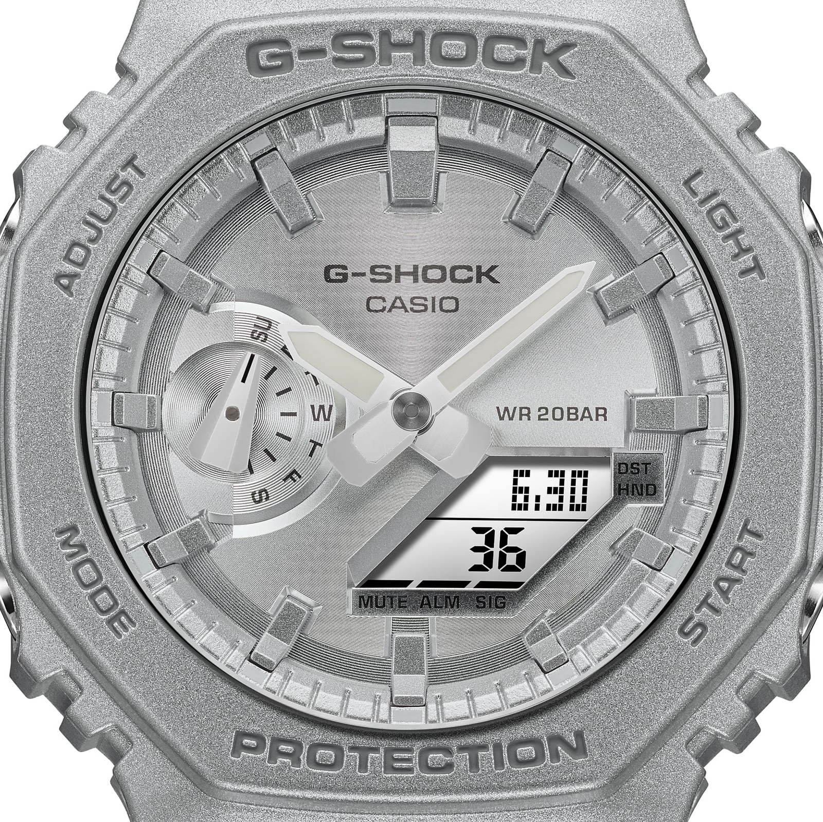 CASIO G-SHOCK GA-2100FF-8AJF Forgotten future Watch Metallic Silver 45.4mm