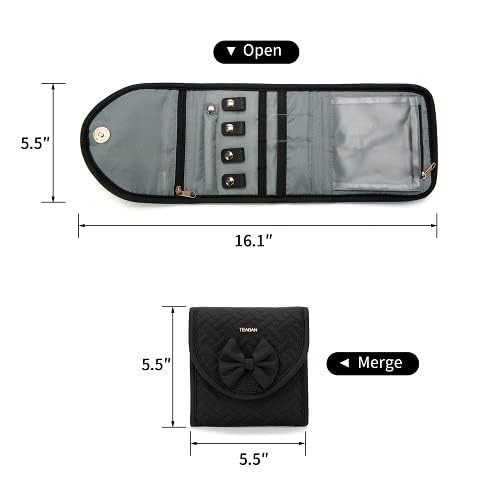 Travel Jewelry Organizer Case Small: Jewelry Roll – Necklaces Travel Jewelry Bag