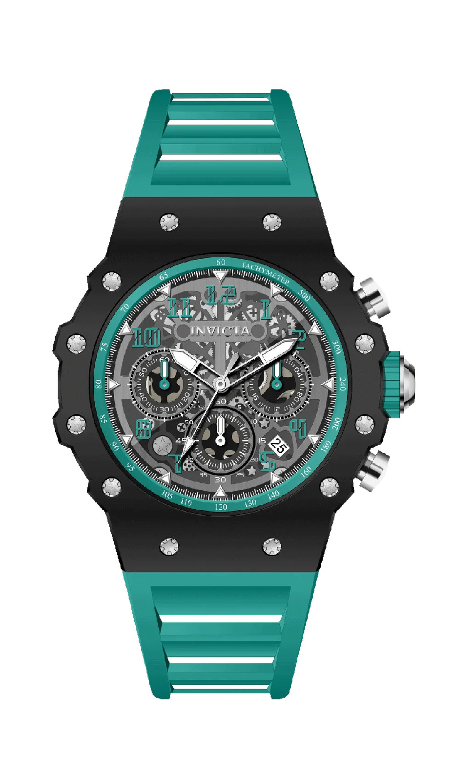 Invicta Racing Valyron Unisex Watch – 41mm, Teal (69785)