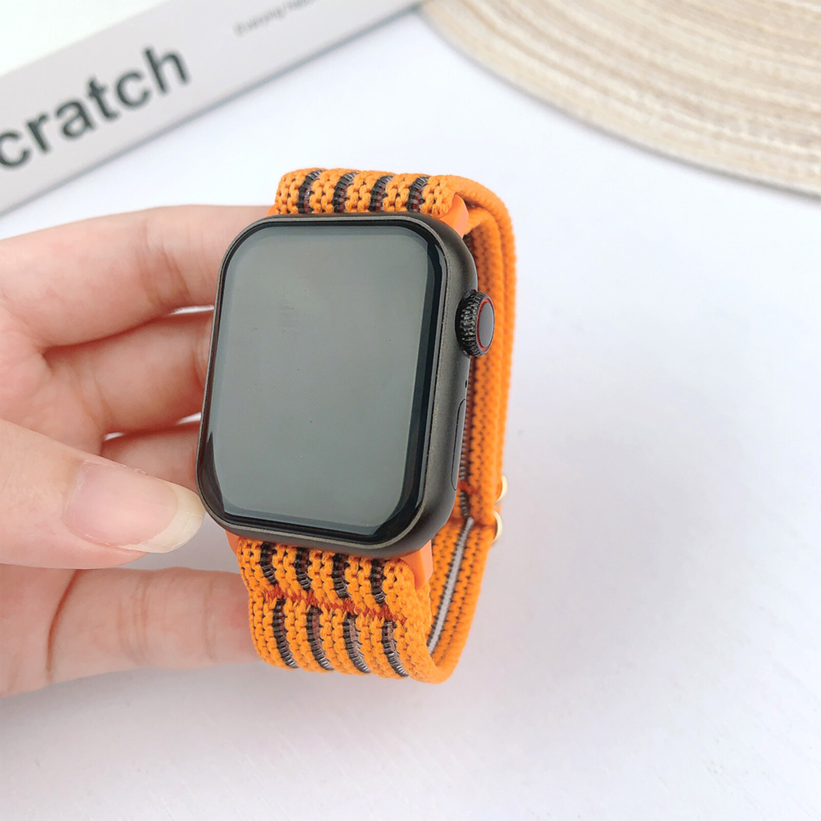 Nylon Mesh Watch Band For Apple iWatch Series 9 8 7 6 5 4 3 2 1 SE Ultra Ultra 2