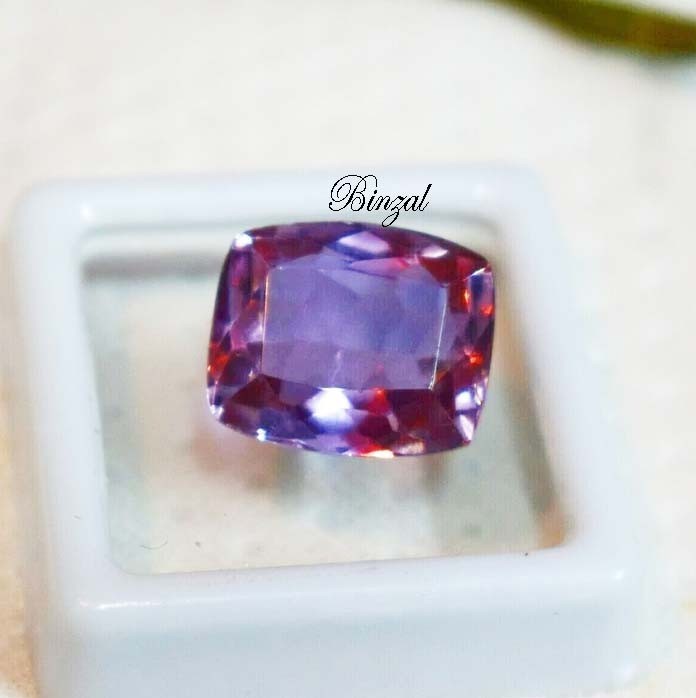 17.25 Ct Certified Natural Color Changing Alexandrite Cushion Cut Loose Gemstone
