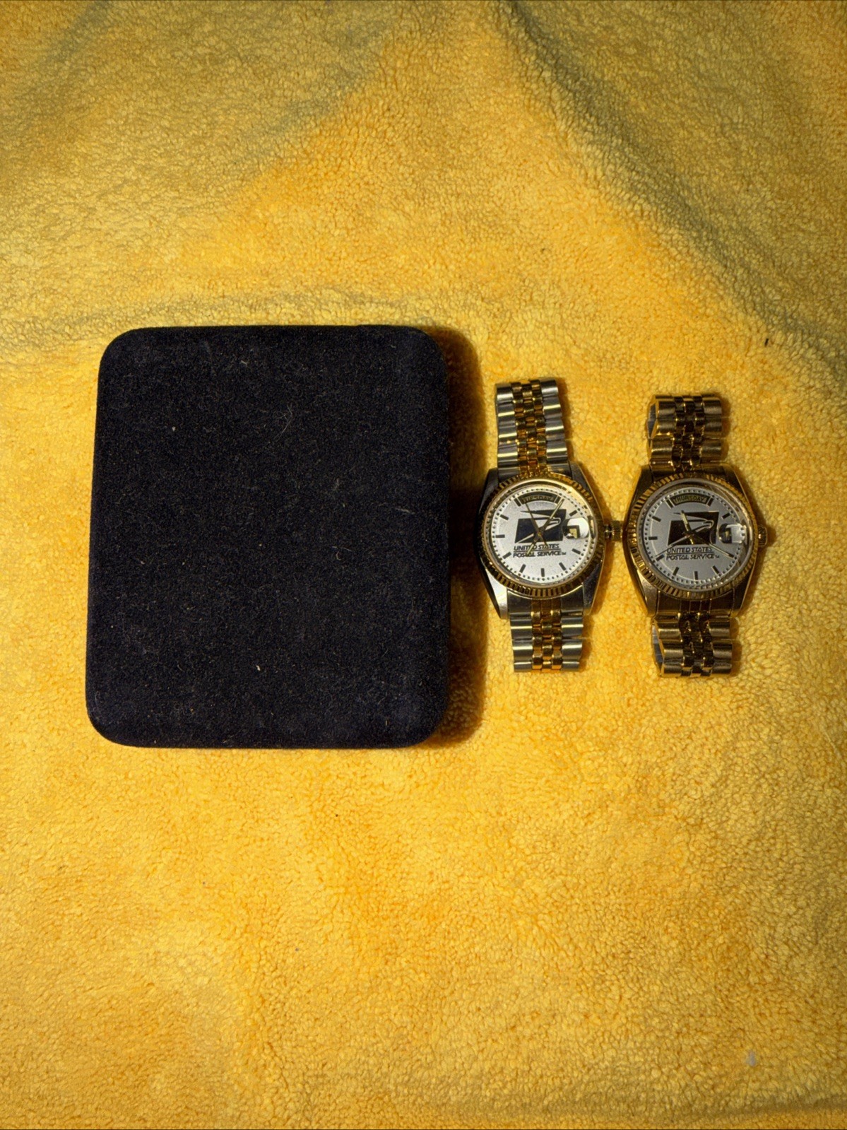 United States Postal Service Watches (2) with Case
