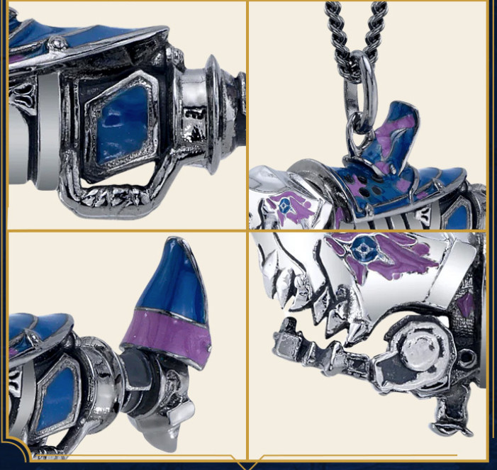 Arcane Jinx Fishbones Necklace Riot Store Official League of Legends Pendant