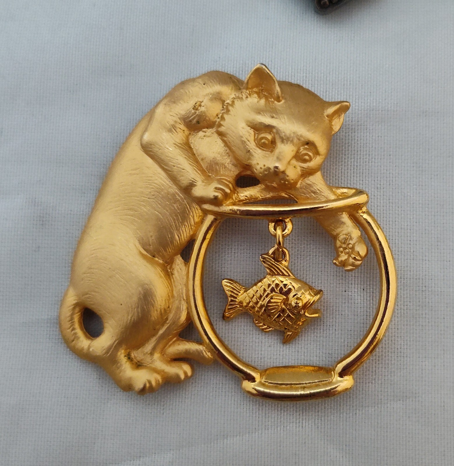 Vintage Cat Pins/Pendants JJ 1928 AJC Unmarked Lot of 9 One Sterling (SBB)