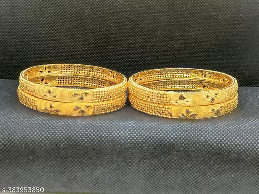 Indian Traditional Bollywood Gold plated Bangles Ethnic Bangle Sets for women