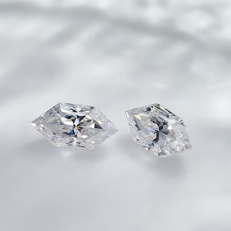 D Colorless Dutch Marquise Cut 1.00 to 10.00 Ct Moissanite VVS1 Engagement Ring