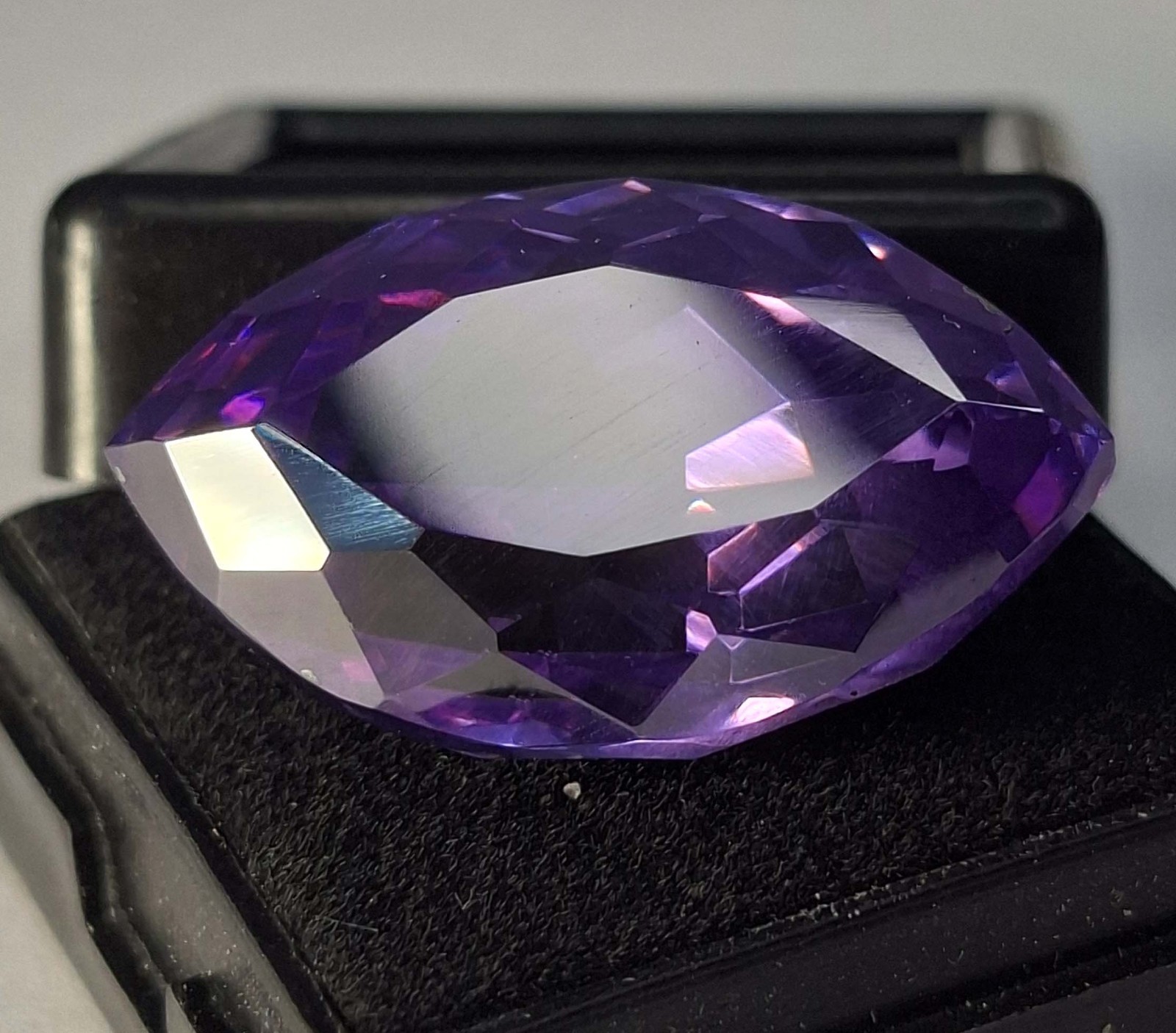 Purple Zircon Marquise Cut Natural 58-60 Ct Certified Loose Gemstone TQ2007
