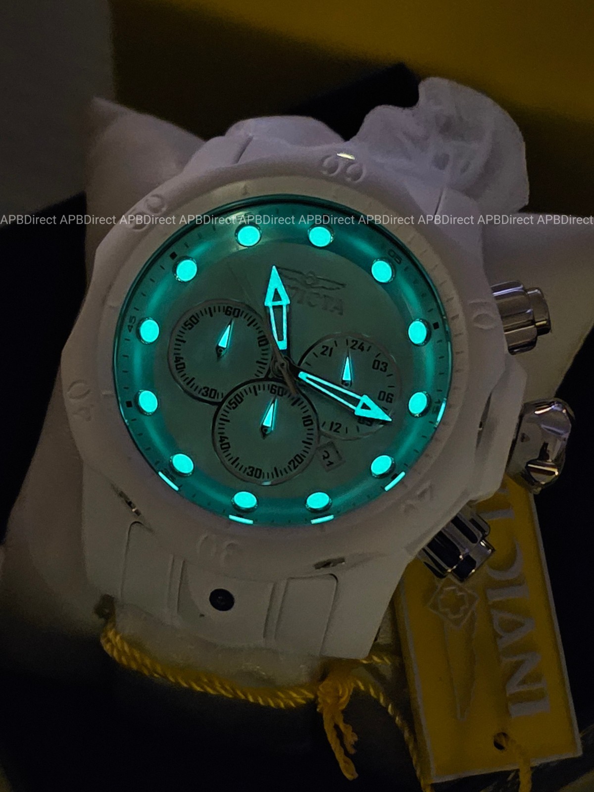 Invicta – AQUA PLATED Venom PHANTOM – 54mm AQUA Blue Chronograph – Mens Watch