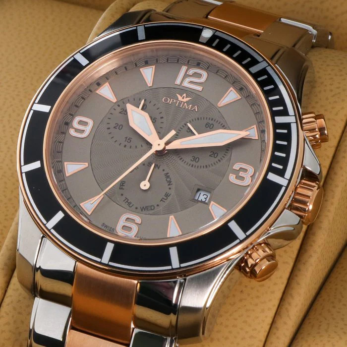 Optima – Swiss Chronograph – OSC422-SR-4 – No Reserve Price – Men –