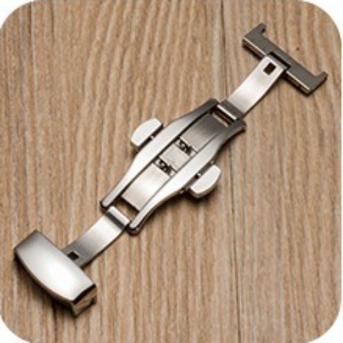 Quality Thicked Stainless Steel Watch Buckle Butterfly Folding Clasp 10mm-22mm