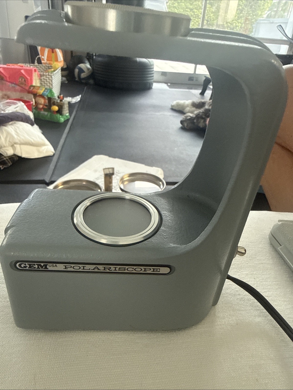 Vintage GIA Polariscope Jewelers Illuminator Gem Diamond Grading Identification