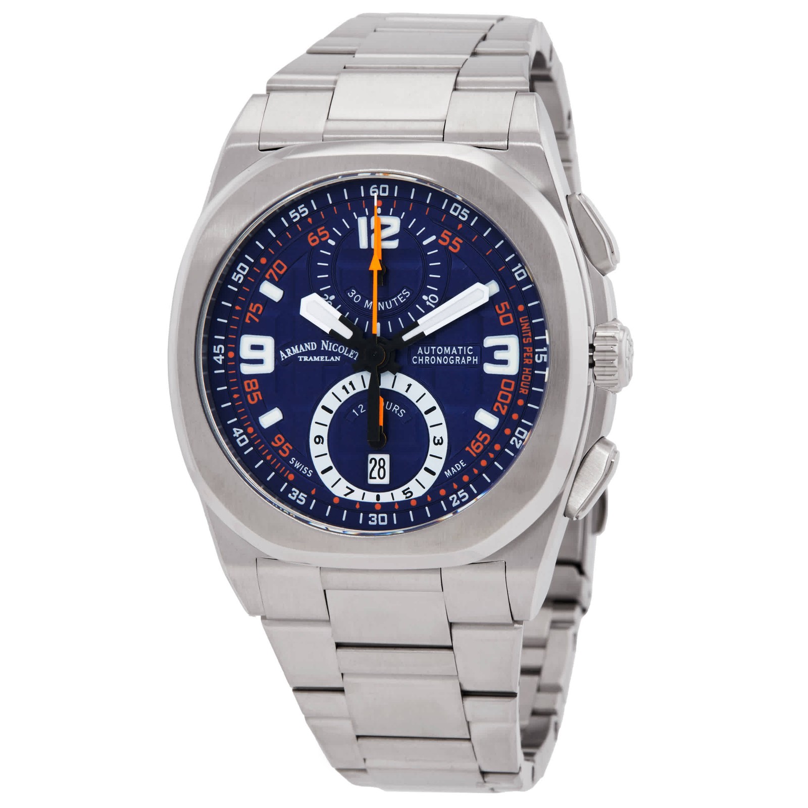 Armand Nicolet JH9 Chronograph Automatic Blue Dial Men’s Watch Z-ZFXFU