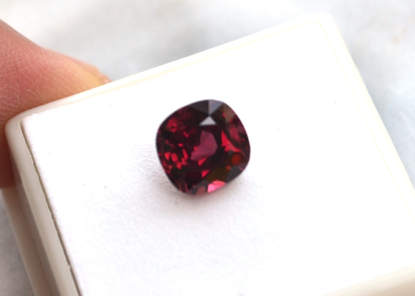 3.94 Carat Oval Cut Garnet