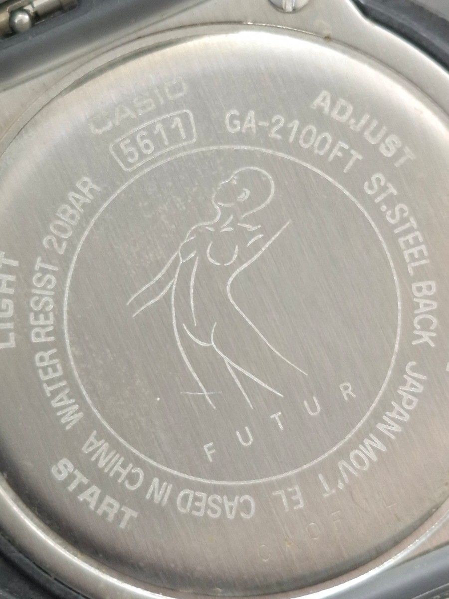 Used Watch G SHOCK GA 2100FT 8AJR FUTUR Collaboration Model with and Outer Box W