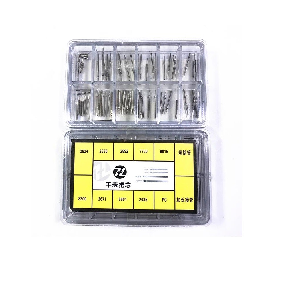 Assorted Steel Watch Winding Stems Handle For 2824 2892 7750 9015 8200 2671 2035