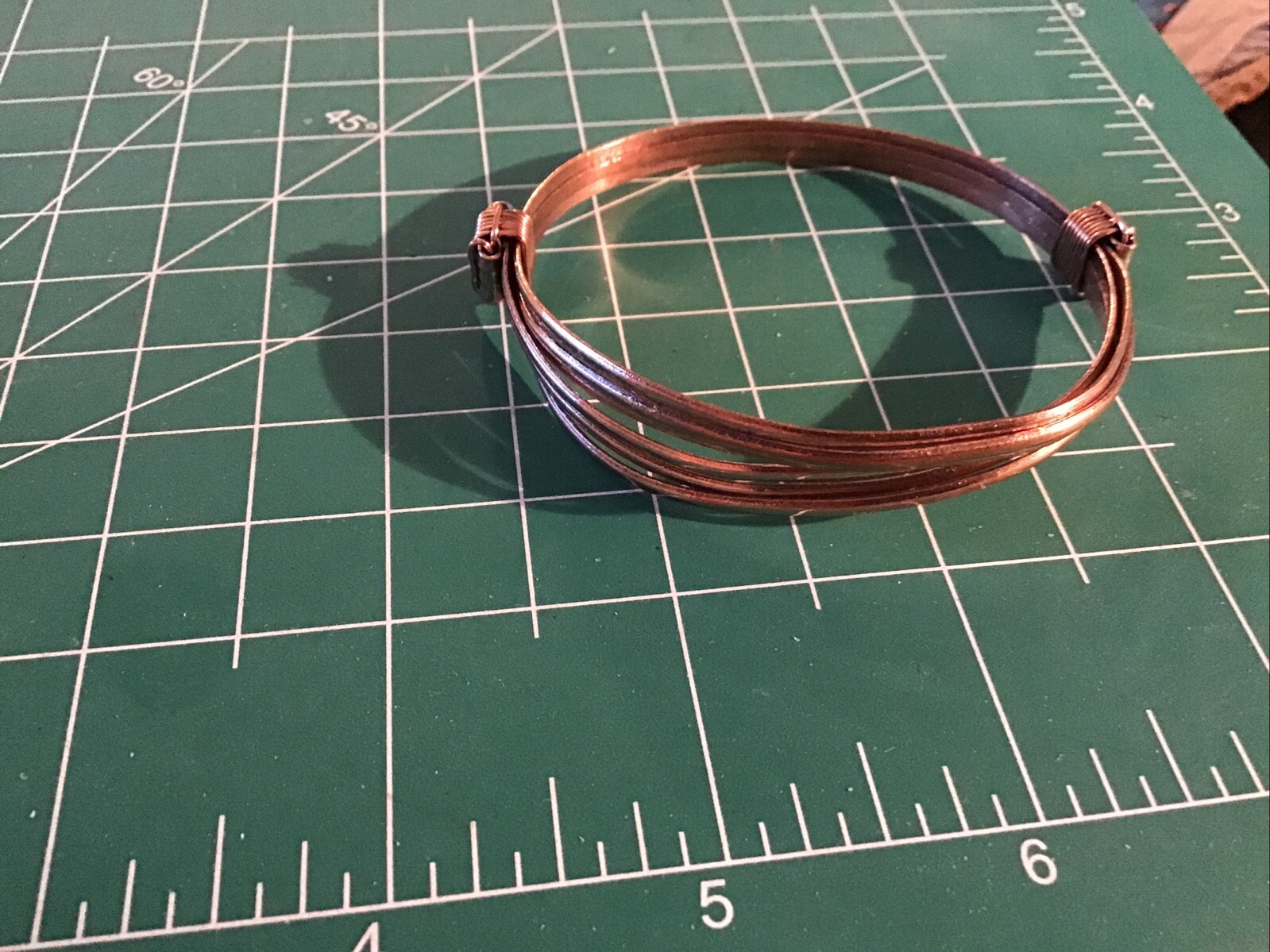 Elephant hair bracelet made from copper Kenya Kenyan Africa African Bangle