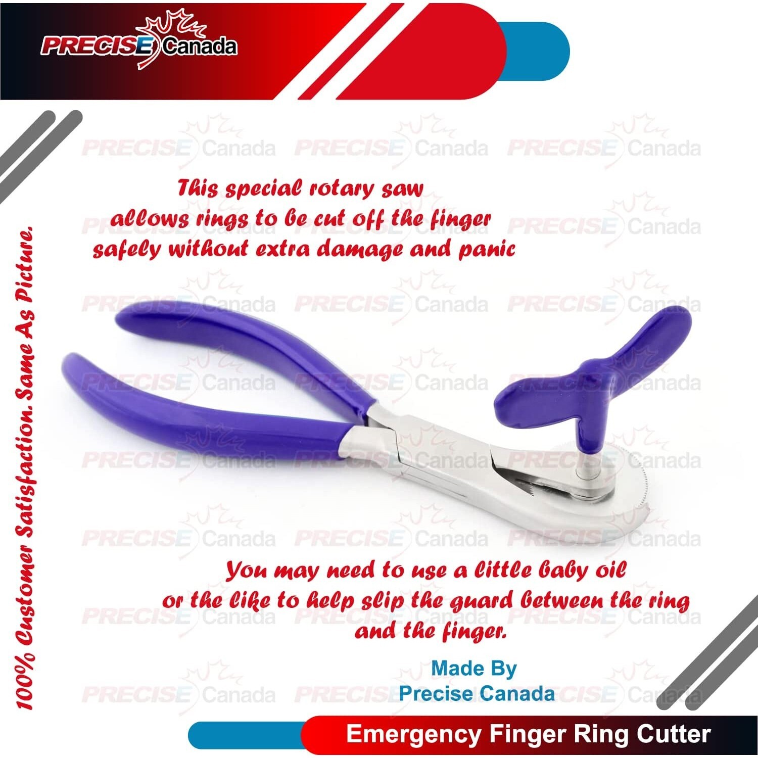 PVC Finger Ring Band Removing Emergency First Aid Tool Sawing Cutter Pliers New
