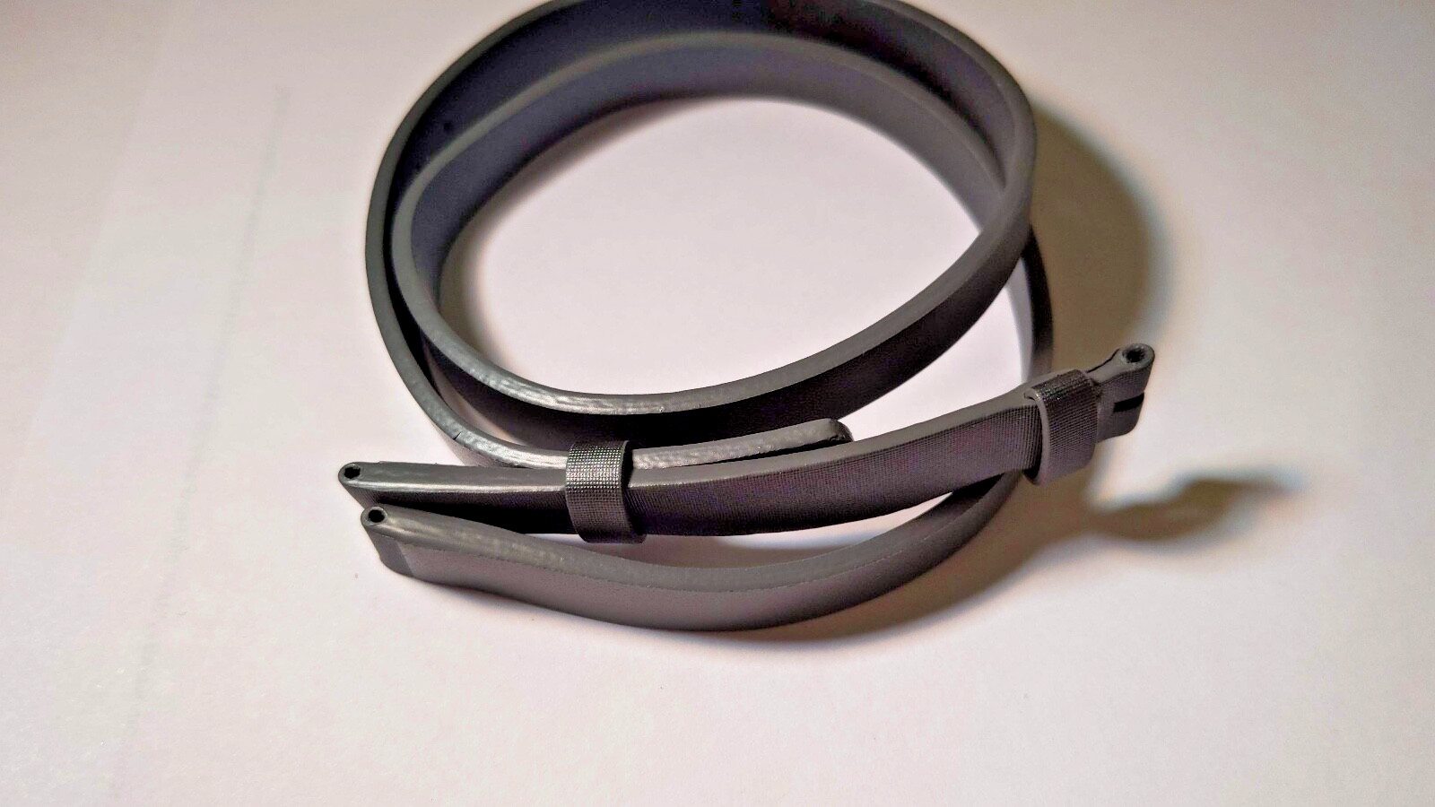 Calvin Klein Band/Strap Grey/Gray/Gris Stylish 9mm at the watch, 9mm atthebuckle