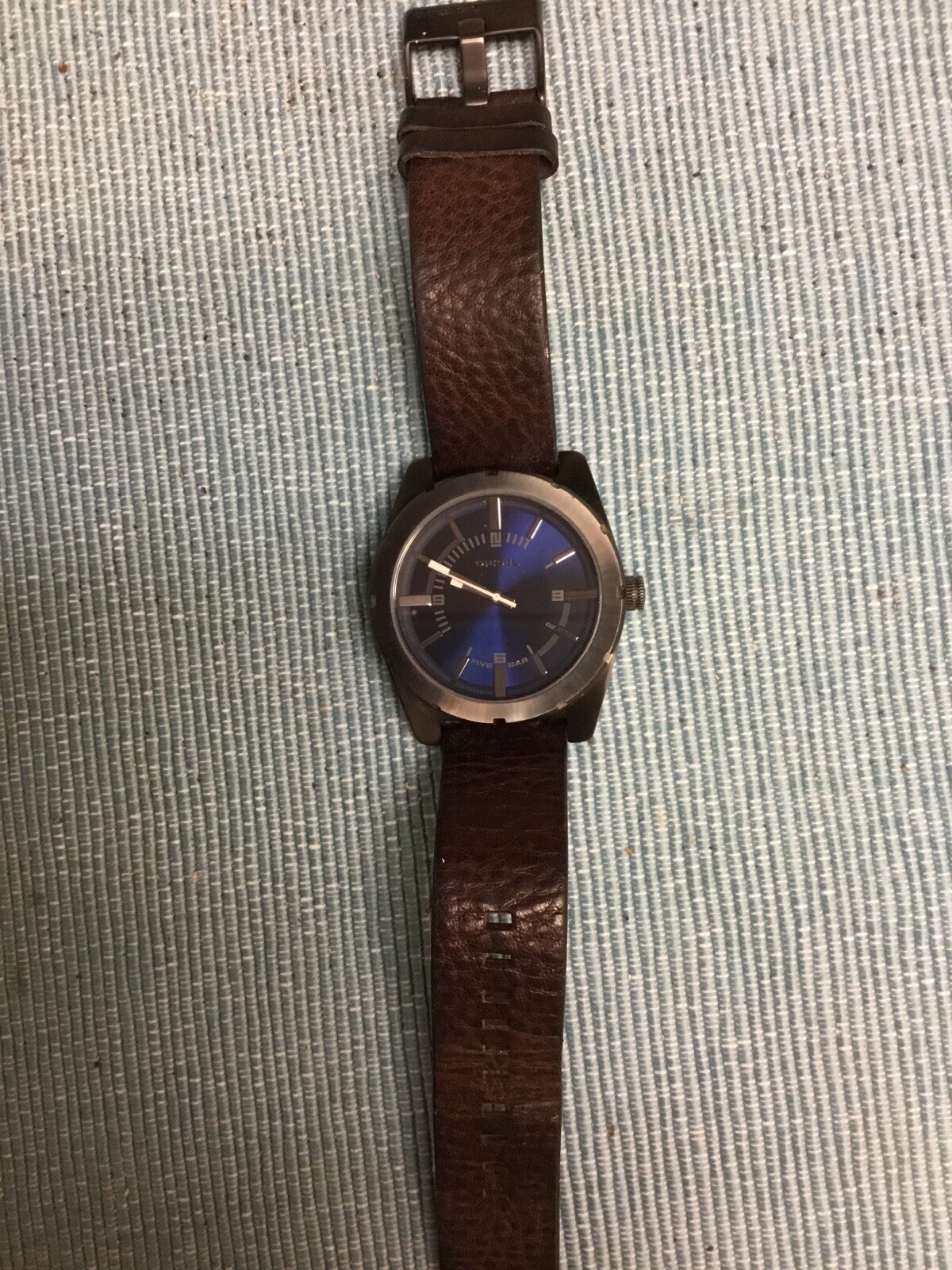 Mens Diesel Quartz Watch, Only The Brave, Model DZ-1598 Blue Dial 5 Bar WR