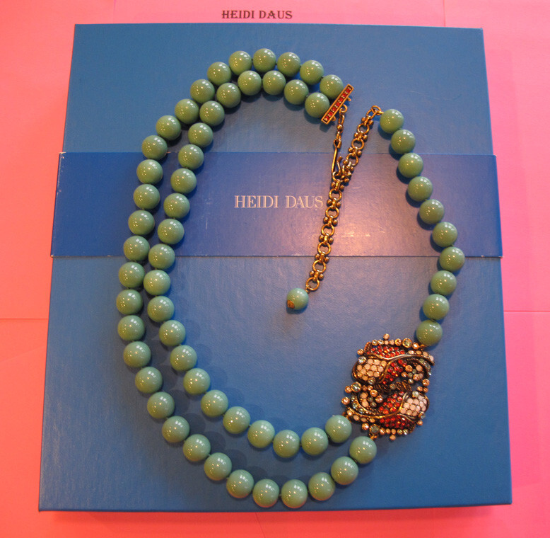 HEIDI DAUS KOI Necklace~RETIRED~NEW IN BOX Simply Irresistible Swarovski~FREE H