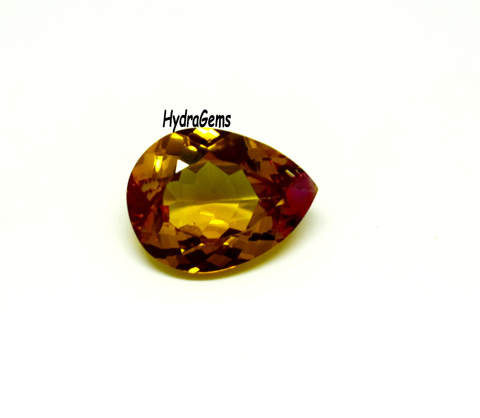 Natural Pitambari Sapphire Golden Honey Yellow-Reddish Tint 12.85 Carat Gemstone