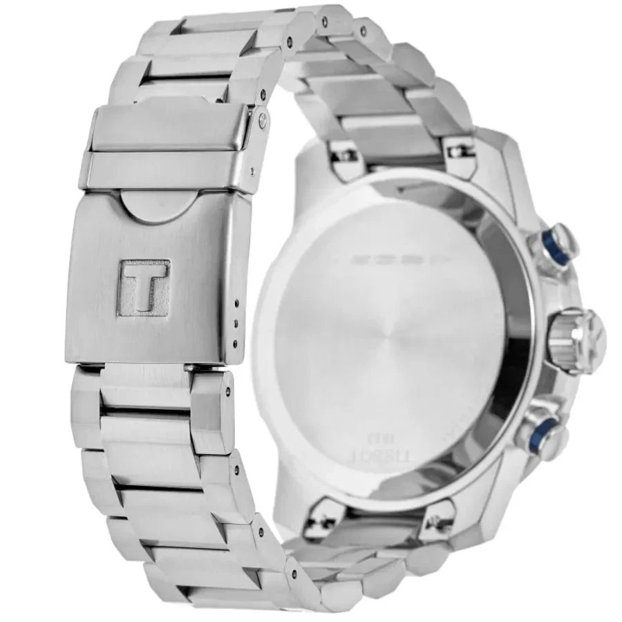 Tissot SuperSport Chrono 45.5mm Blue Dial Silver Subdials T125.617.11.041.00 NIB
