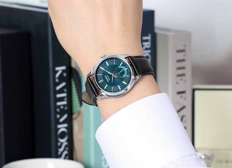 Casio MTP-B315L-3A Men’s Classic Analog Watch Dark Green Dial Leather Strap New