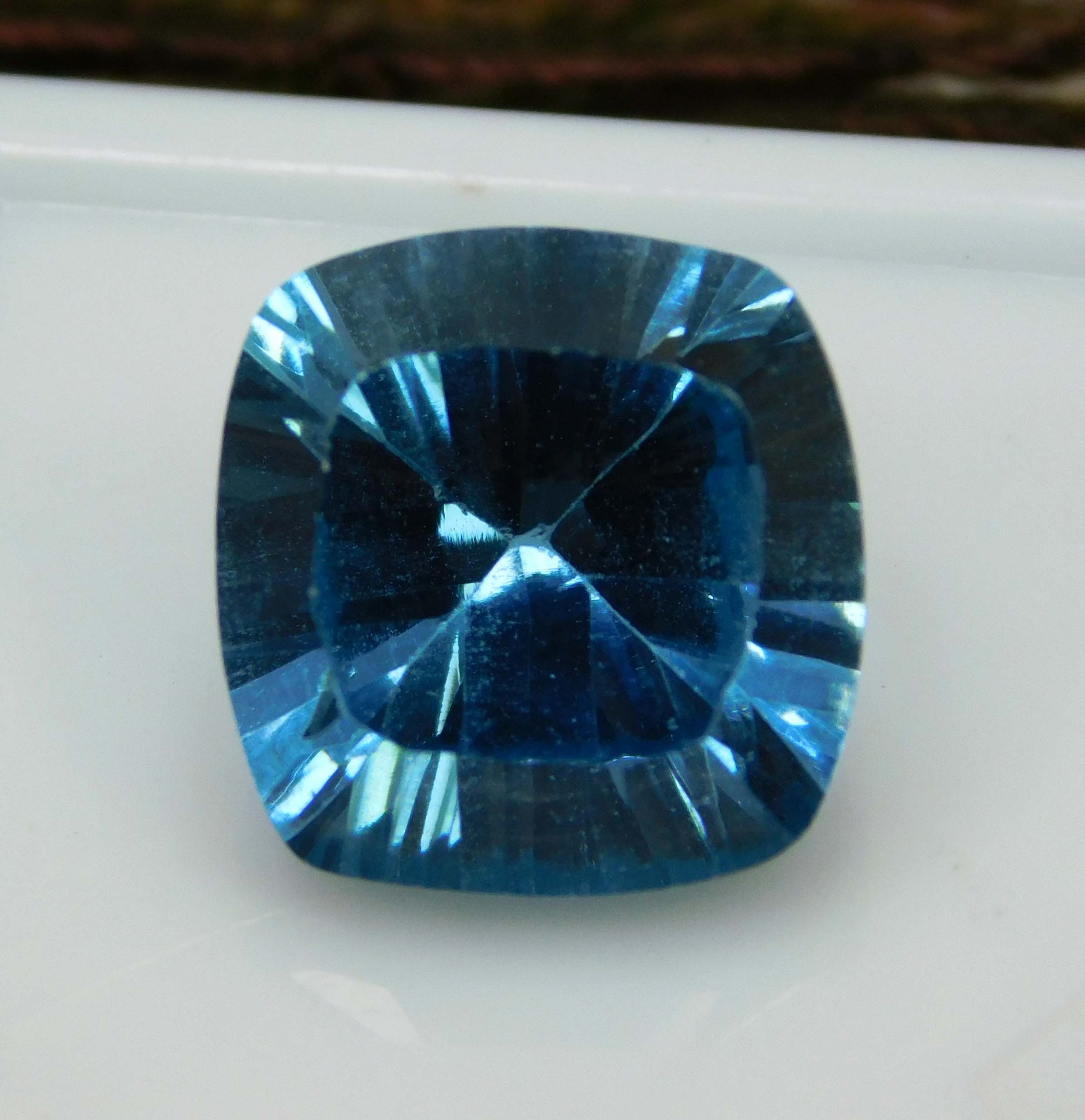 11.05 Ct Natural Mogok Blue Green Spinel Cushion Cut Certified Loose Gemstone