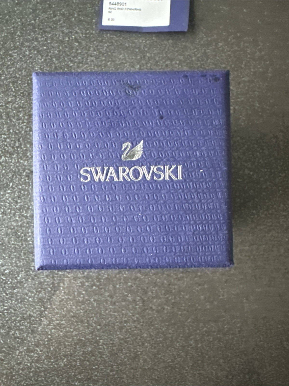 Swarovski Stilla Attract Ring Silver Size 6 With Box And Tag