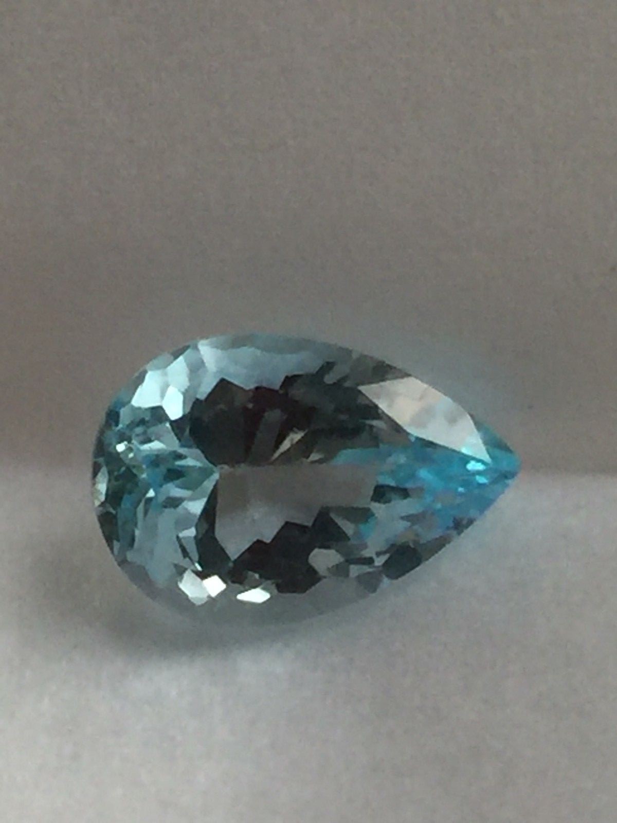 Genuine Sky Blue Topaz 10.1 x 6.88 x 5.09 MM Pear 2.44 Ct