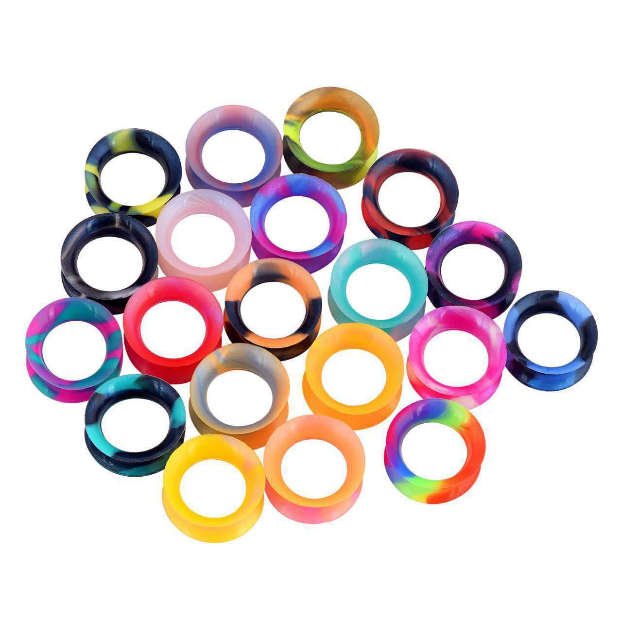10-100Pairs Wholesale Ear Gauges Plugs Flesh Tunnels Ear Expander Piercing Set