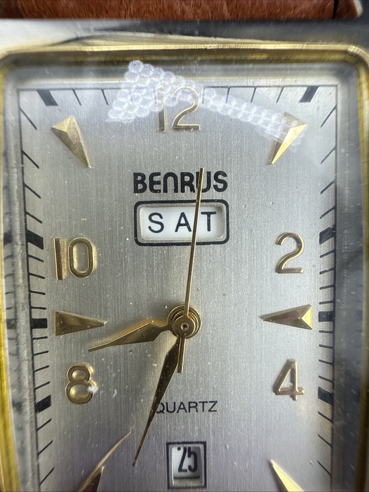 Vintage Women’s Benrus Day/Date Watch New Straps And Battery Fully Functional