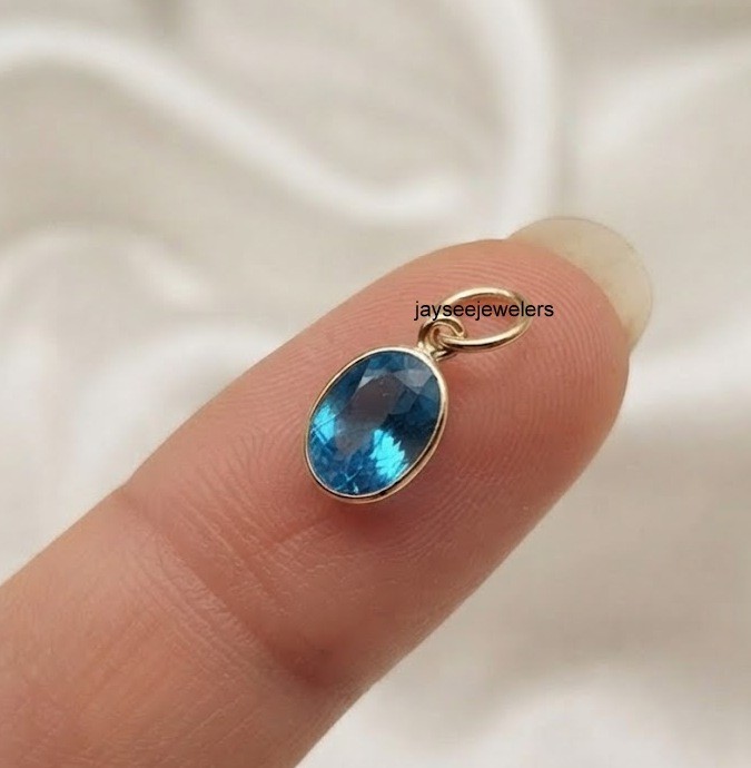 925 Sterling Silver Neon Apatite Beautiful Charm Jewelry Gift For Engagement