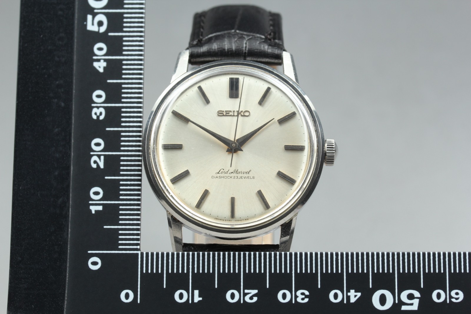 Vintage Seiko Lord Marvel 5740-0010 Seahorse 36mm 23J Men’s Manual Watch JP #116