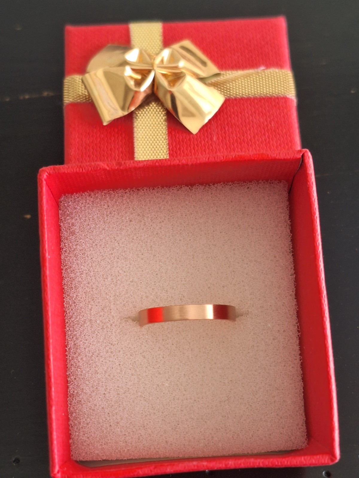 Vintage Antique Soviet 14k Rose Gold Classic Wedding Band Ring Size 5