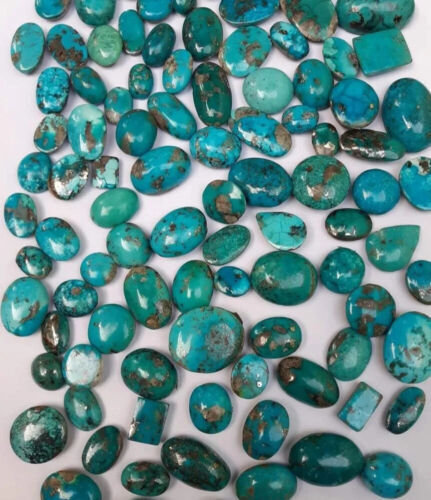 100% Natural Irani Turquoise Mix Size Wholesale Lot Loose Jewelry Gemstones